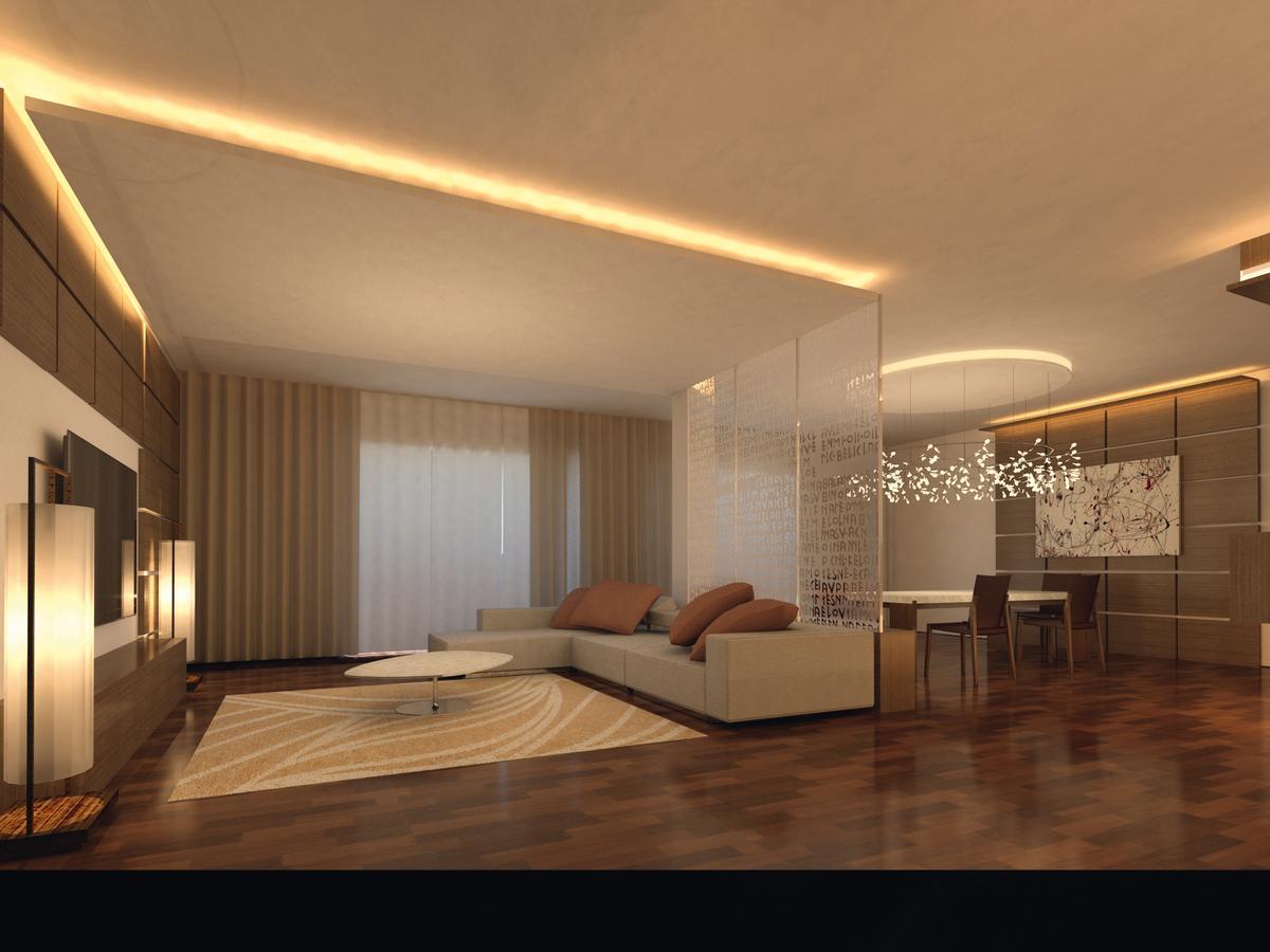 Moevenpick Hotel Du Lac Тунис Экстерьер фото 3D rendering of a living room