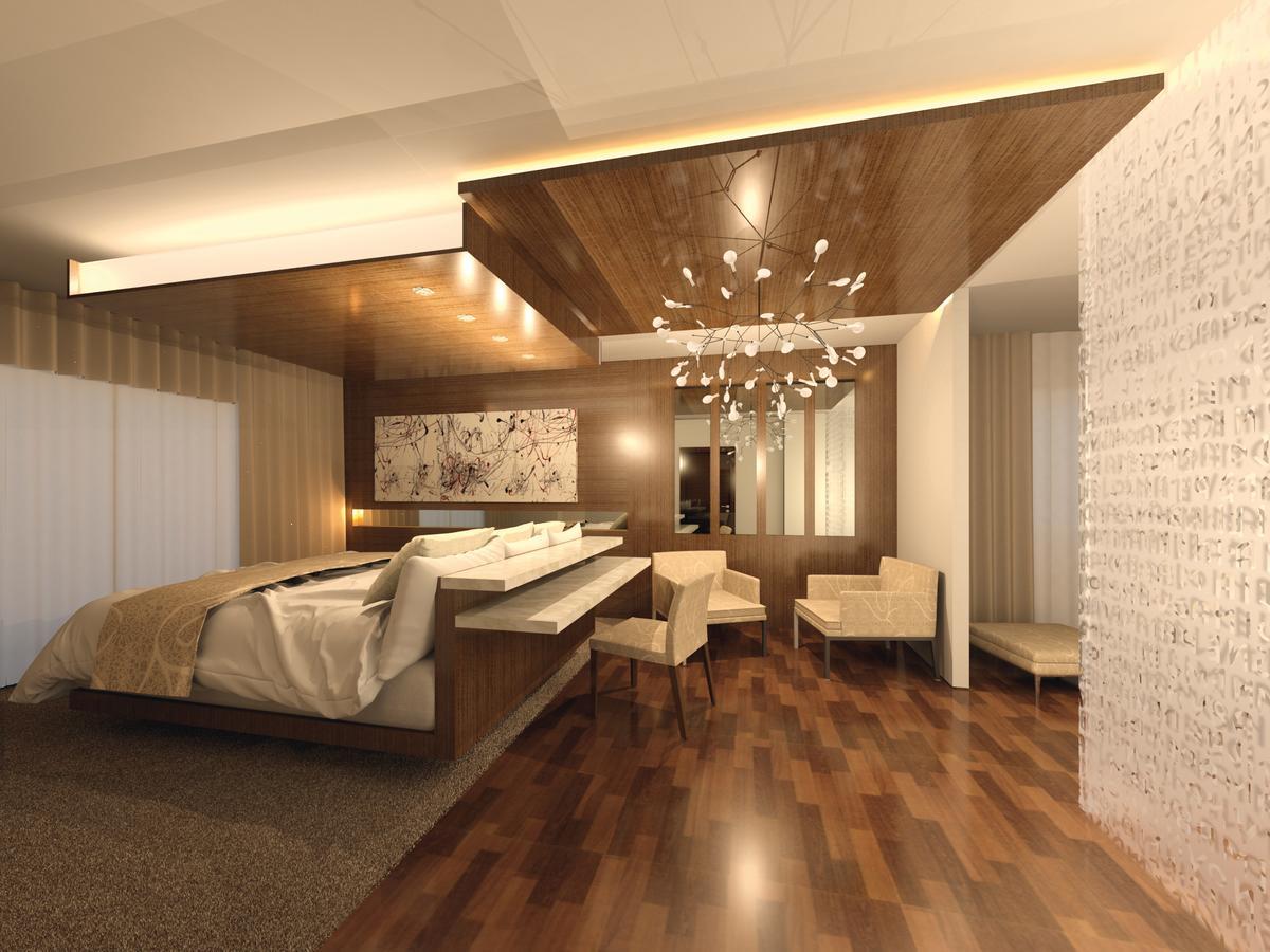 Moevenpick Hotel Du Lac Тунис Экстерьер фото 3D rendering of a bedroom