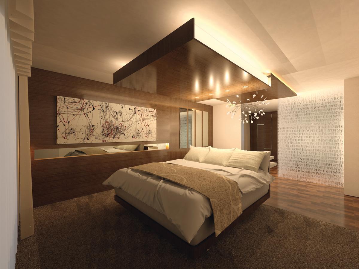 Moevenpick Hotel Du Lac Тунис Экстерьер фото 3D rendering of a bedroom