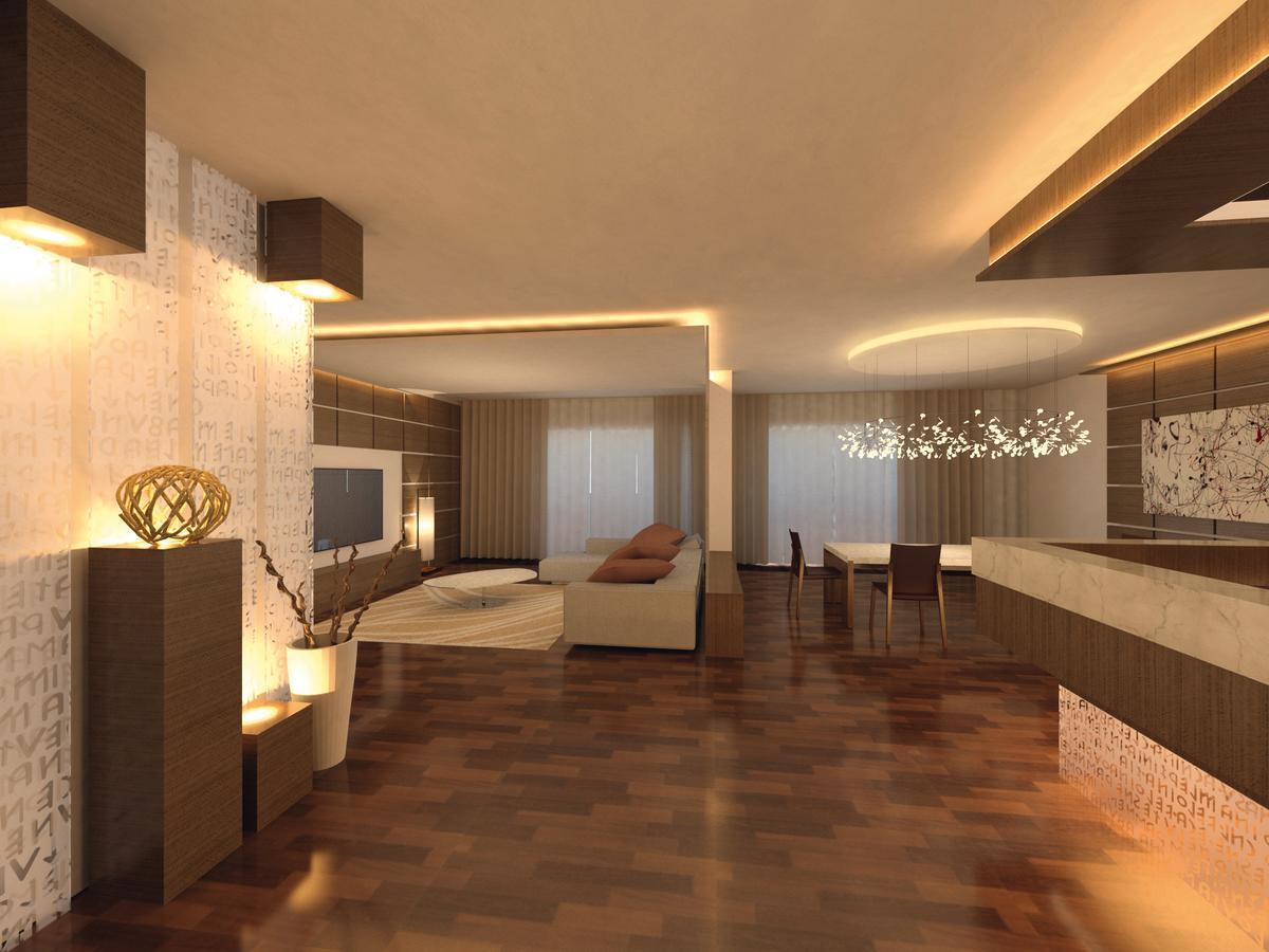 Moevenpick Hotel Du Lac Тунис Экстерьер фото 3D rendering of a living room