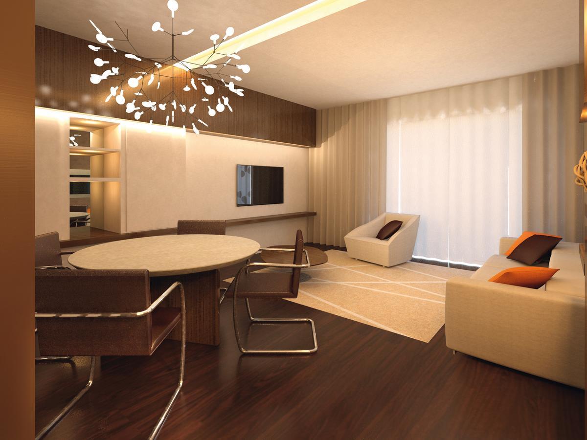 Moevenpick Hotel Du Lac Тунис Экстерьер фото A 3D rendering of a living room